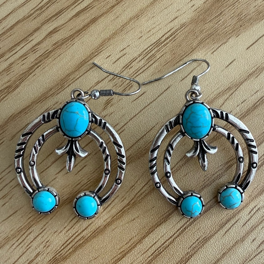 Turquoise Boho Earrings